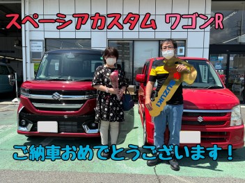 S様 スペーシアカスタム　ご納車です！！